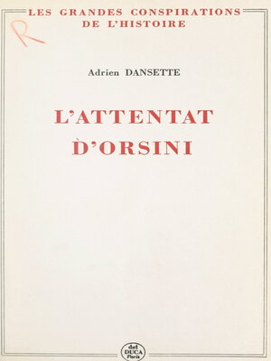 cover image of L'attentat d'Orsini